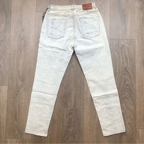 Free People One Teaspoon Awesome Baggies Jeans Straight Leg High Waist 24 - Picture 14 of 15